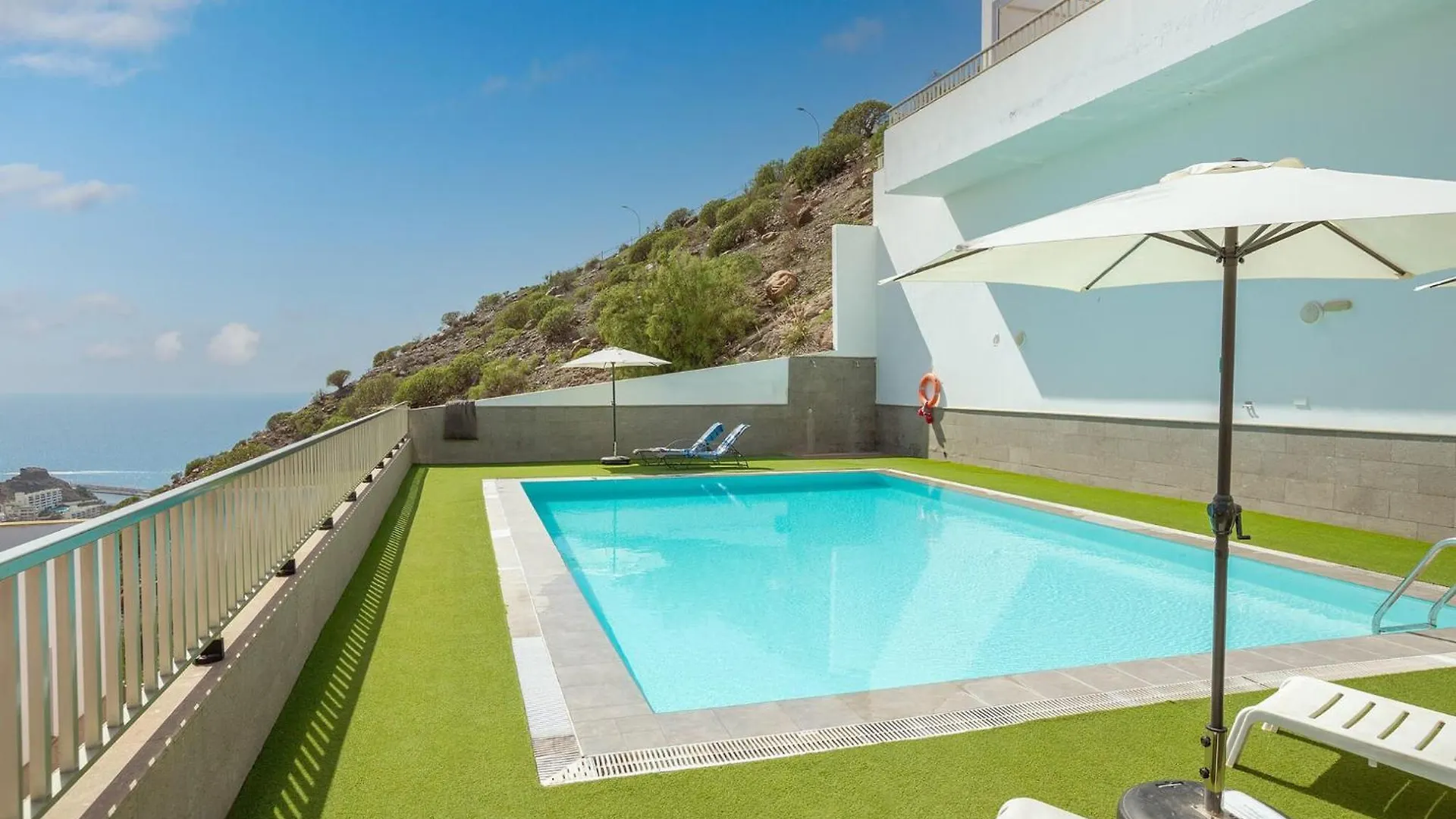 Exclusivo Apartamento Africansunrise De 2 Hab Con Piscina Y Terraza En Amadores Mogan